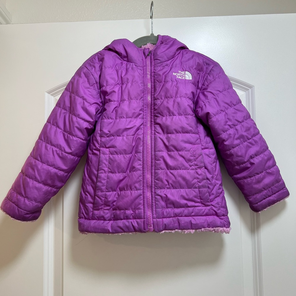 Toddler North Face Mossbud Swirl Reversible Water Repellent Heatseeker Jacket
